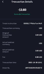 رسید بانکی ویزا کارت معین گیفت