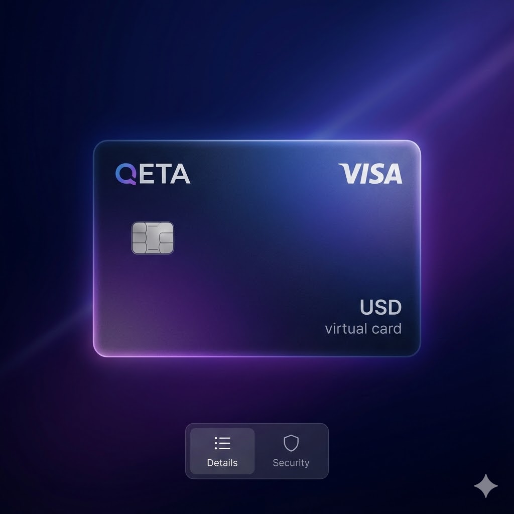 کارت مجازی QETA Visa